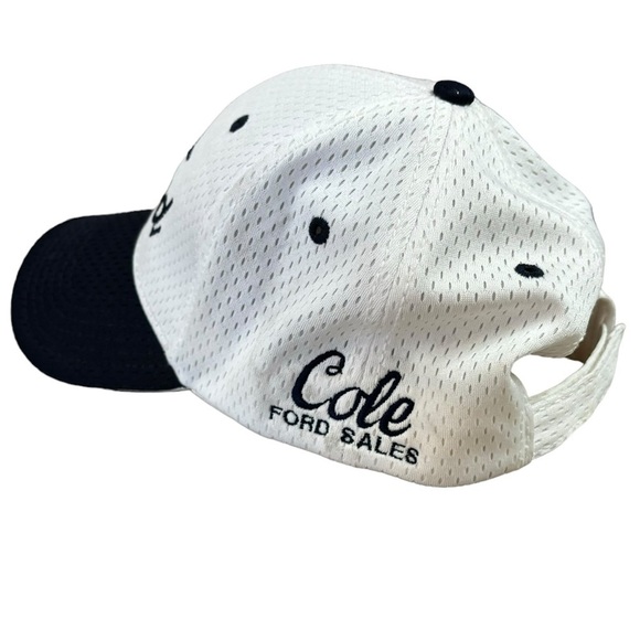 Ford White Navy OSFM Adjustable Baseball Cap Classic  Hat Mesh Embroidered - Picture 13 of 13